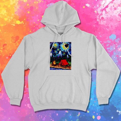 Starry Night Camp Fire Hoodie