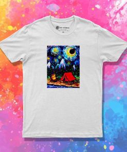 Starry Night Camp Fire T-Shirt