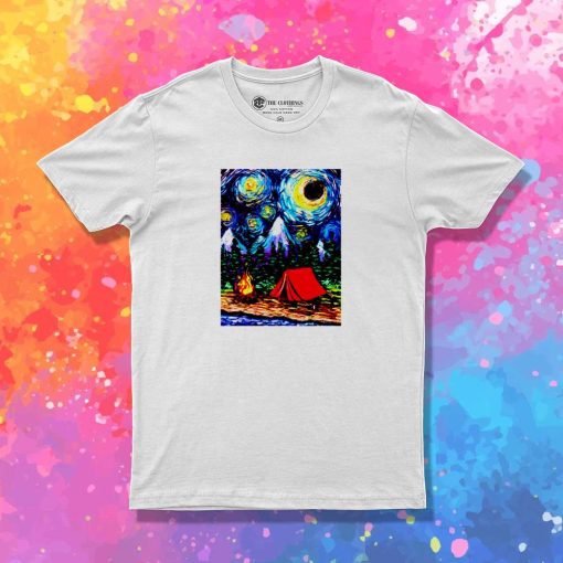 Starry Night Camp Fire T-Shirt