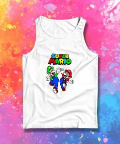 Super Mario And Luigi Bros Tank Top