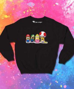Super Minion Mario Bros Cosplay Sweatshirt