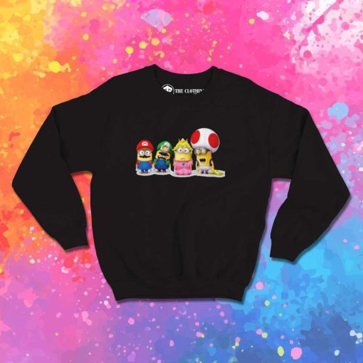 Super Minion Mario Bros Cosplay Sweatshirt