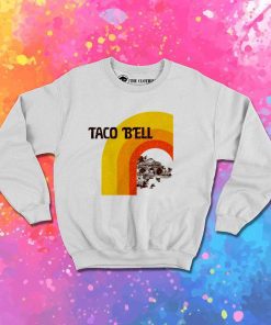 Taco Bell Orange Rainbow Sweatshirt