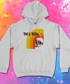 Taco Bell Orange Rainbow Hoodie
