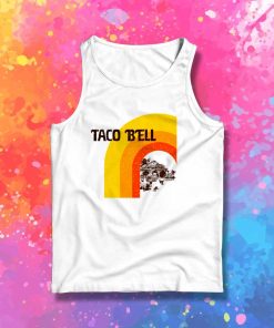 Taco Bell Orange Rainbow Tank Top