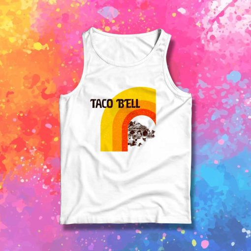 Taco Bell Orange Rainbow Tank Top