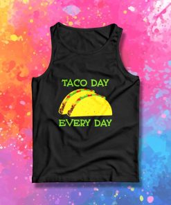 Taco Day Every Day Logo Tank Top