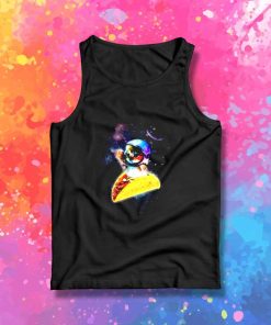 Taco Space Cat Astronaut Tank Top