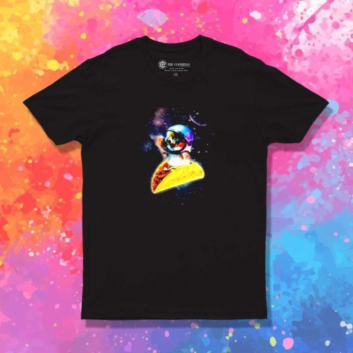 Taco Space Cat Astronaut T-Shirt
