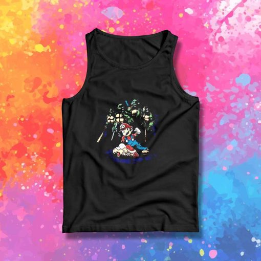 Teenage Mutant Ninja Turtles And Mario Tank Top