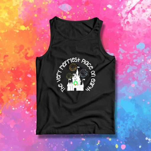 The Very Merry Christmas Castle On Earth Tank Top
