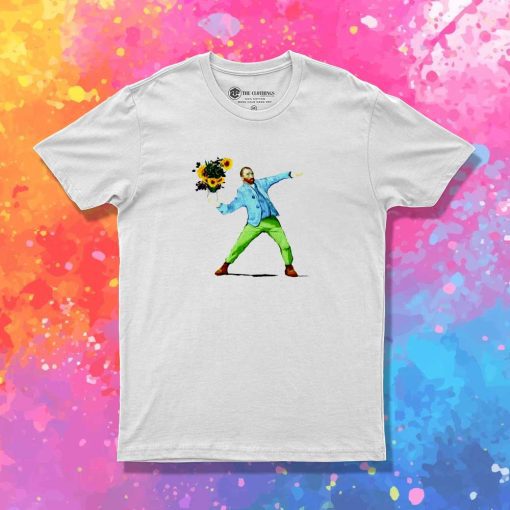 Van Gogh Molotov Flowers T-Shirt