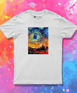 Van Gogh Never Saw Gallifrey Painting T-Shirt