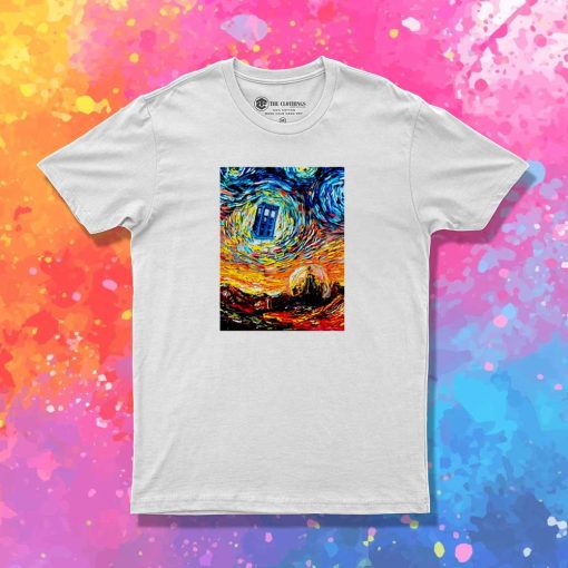 Van Gogh Never Saw Gallifrey Painting T-Shirt