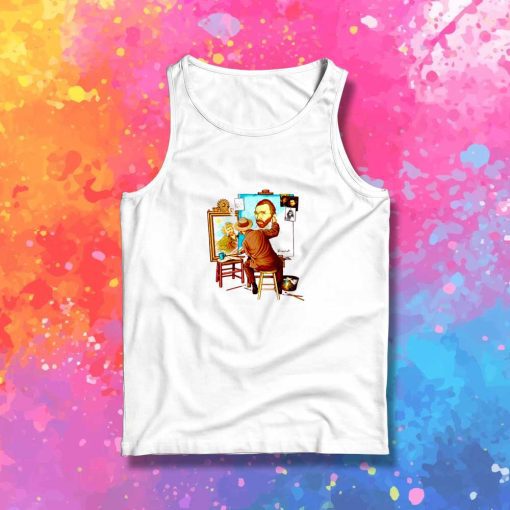 Van Gogh Triple Self Painting Tank Top