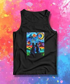 Van Gogh's Cats Couple Tank Top
