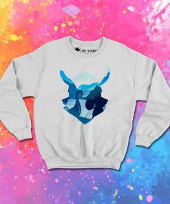Viking Warrior Silhouette Sweatshirt