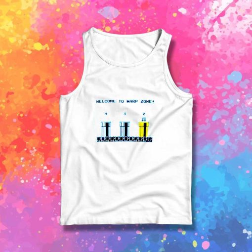 Welcome To Warp Zone Pipe Tank Top