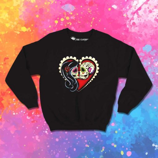 Ashes Day Of The Dead Heart Sweatshirt