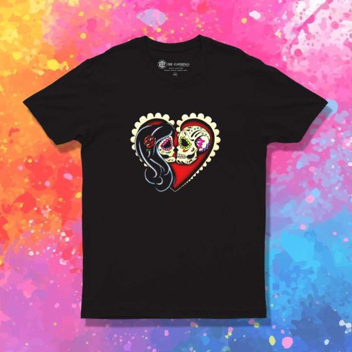 Ashes Day Of The Dead Heart T-Shirt