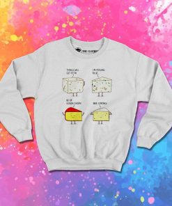 Cheesy Puns Jokes Sweatshirt
