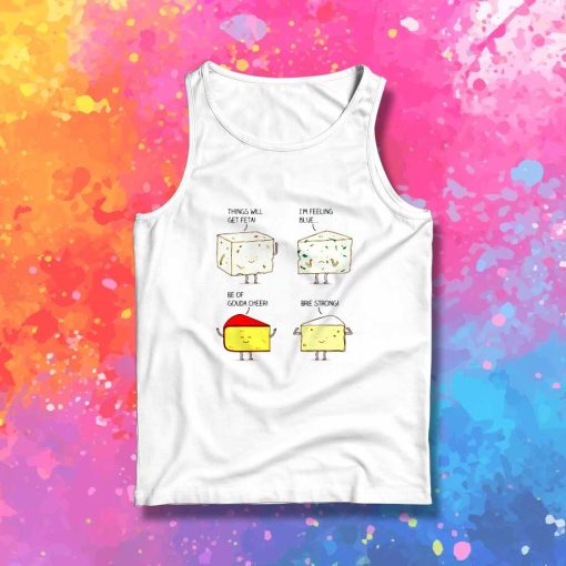 Cheesy Puns Jokes Tank Top