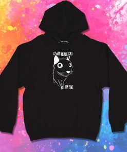 Crazy Black Cat Halloween Hoodie