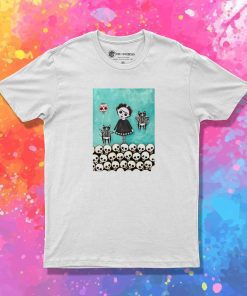 Day Of The Dead Black Cats T-Shirt