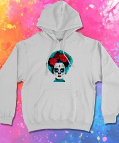 Day Of The Dead Bride Afro Hoodie