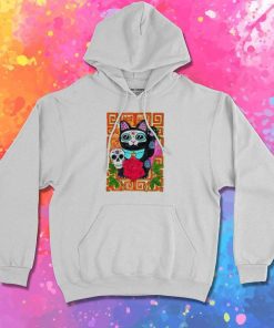 Day Of The Dead Lucky Cat Hoodie