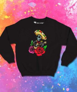 Day Of The Dead Mariachi Guitarist Sweatshirt