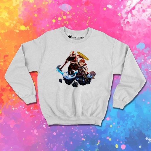 God of War Kratos And Boy Sweatshirt