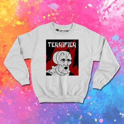 Halloween Squidward Terrifier Sweatshirt