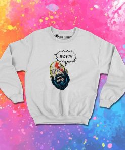 Kratos Boy Comic Style Sweatshirt