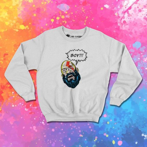 Kratos Boy Comic Style Sweatshirt