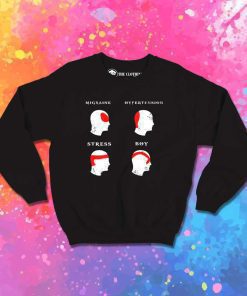 Vintage God Of War Headache Types Sweatshirt