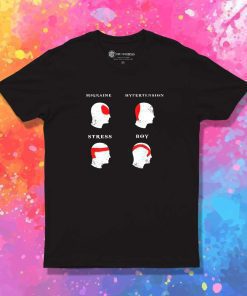 Vintage God Of War Headache Types T-Shirt