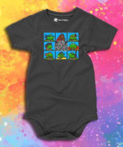 80s Mutant Bunch Baby Onesie