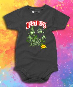 BEST BUDS Cheech And Chong Smoke Together Vintage Baby Onesie