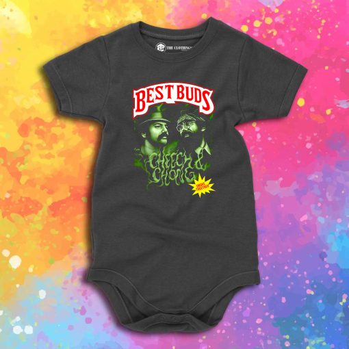 BEST BUDS Cheech And Chong Smoke Together Vintage Baby Onesie