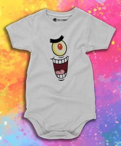 Bad Nickelodeon Plankton Face Baby Onesie