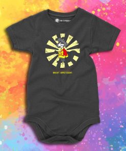 Bert Raccoon Retro Japanese Baby Onesie