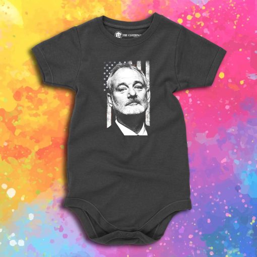 Bill Murray American Flag Baby Onesie
