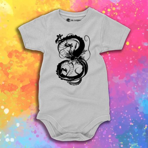 Black Dragon Baby Onesie
