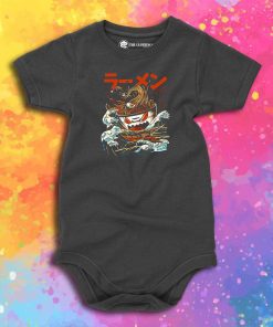 Black Great Ramen Baby Onesie
