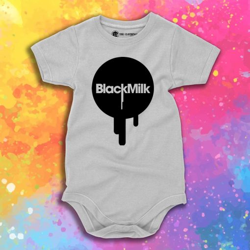 Black Milk Clothing Drip Logo Baby Onesie