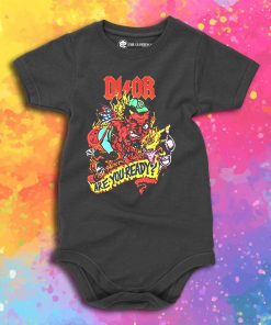 Bleached Goods Devilish Grin Baby Onesie