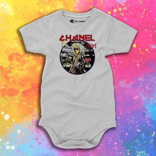 Bleached Goods Iron Baby Onesie
