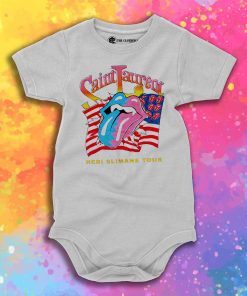 Bleached Goods Rolling Stones Baby Onesie
