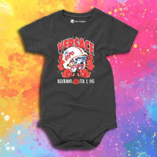 Bleached Goods Rose Froze Baby Onesie